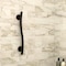 Keeney Mfg Smooth Wave Designer Grab Bar, Oil Rubbed Bronze, 24", 36.00" L, Stainless Steel, Brushed Nickel GB2022-24VB - alternate 7